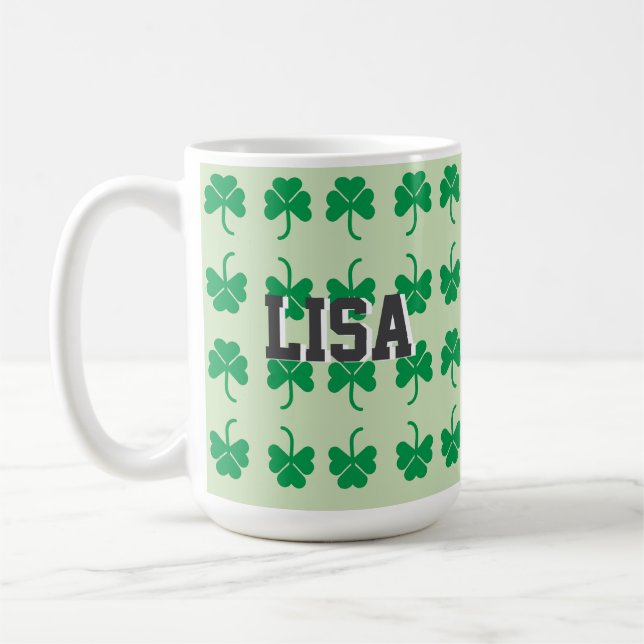 Shamrock Coffee Mug (Left)