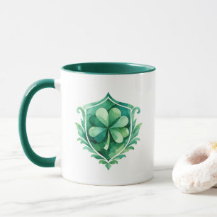 Shamrock Crest St. Patrick's Day Coffee Mug