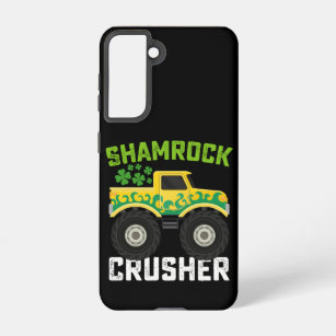 Shamrock Crusher Monster Truck St Patrick's Day Samsung Galaxy Case