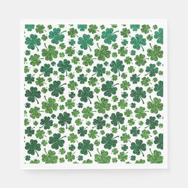 Shamrock Delight Pattern Napkin (Front)