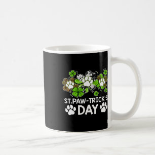 Shamrock Dog Clovers St Paw Trick's Day St Patrick Coffee Mug