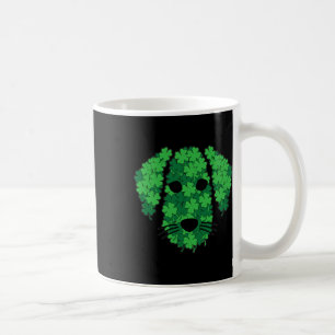 Shamrock Dog Face St Patricks Day Cute Puppy Doggi Coffee Mug