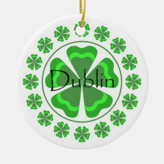 Shamrock Dublin Ornament