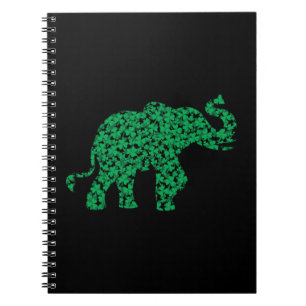 Shamrock Elephants Notebook