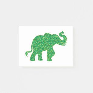 Shamrock Elephants Post-it Notes
