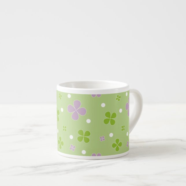 Shamrock Espresso Cup (Front Right)