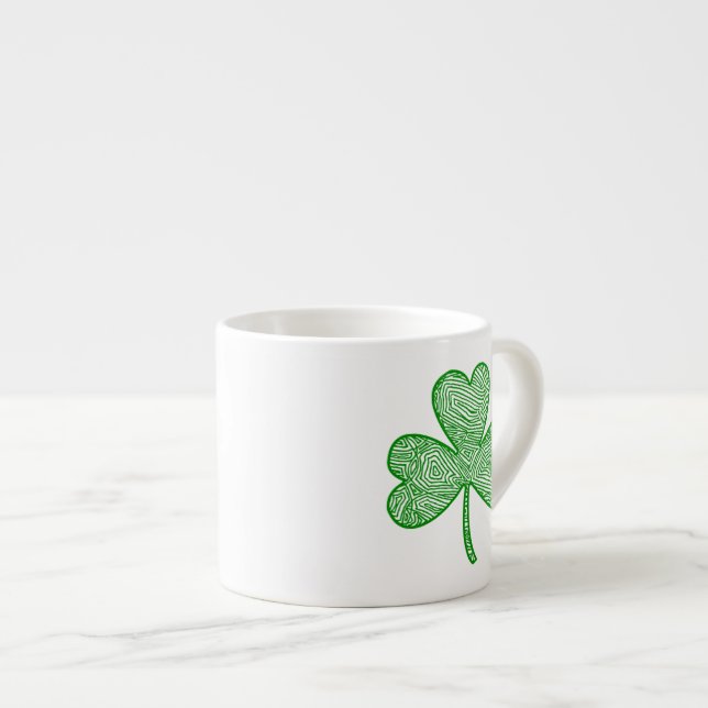Shamrock Espresso Cup (Front Right)