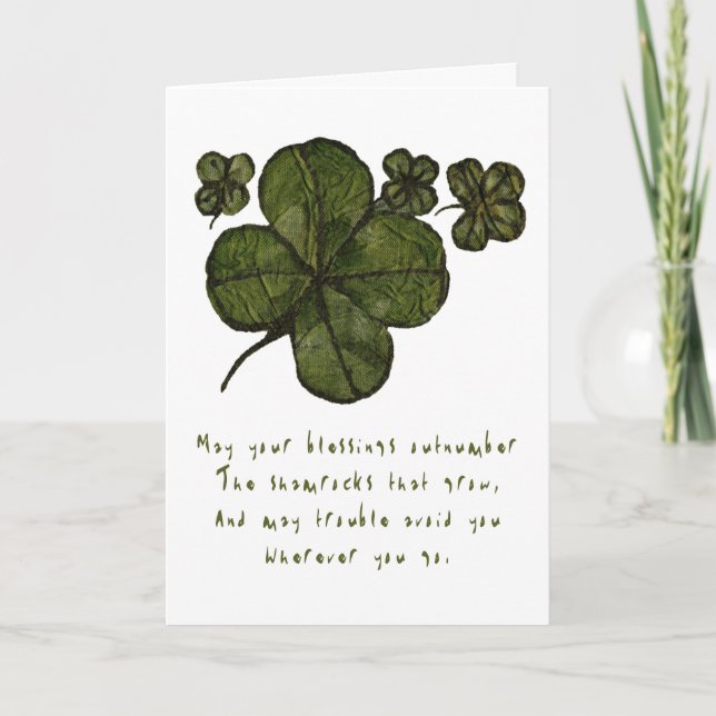 Shamrock Fields Card (Front)