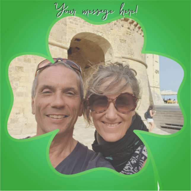 Shamrock Frame + Photo & Text (Front)