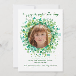 Shamrock Frame St. Patrick's Day Card