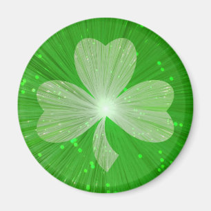 Shamrock fridge magnet