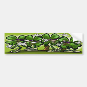 Shamrock Gang Bumper Sticker