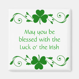 Shamrock Garland Magnet