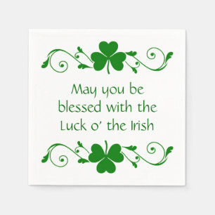 Shamrock Garland Napkin