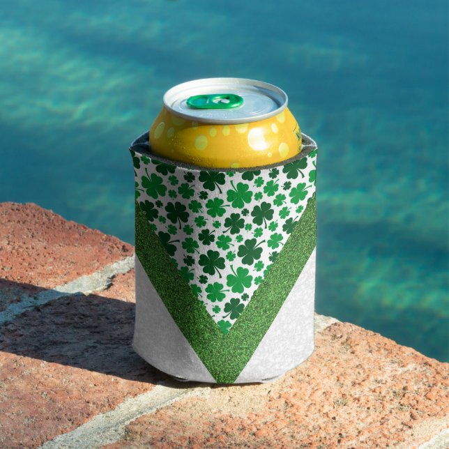 Shamrock Glitter Can Cooler (In Situ Pool)
