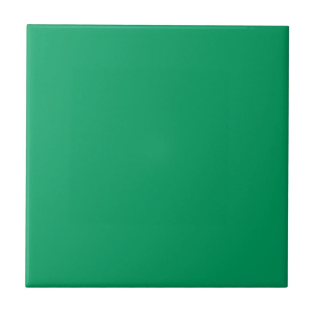 Shamrock Green Ceramic Tile (Front)