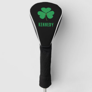 Shamrock Green Clover Ireland Celtic Irish Name Golf Head Cover
