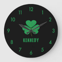 Shamrock Green Clover Ireland Celtic Irish Name