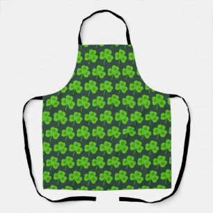 SHAMROCK GREEN LEAF ST PATRICK'S DAY   APRON