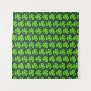 SHAMROCK GREEN LEAF ST PATRICK'S DAY TAPESTRY