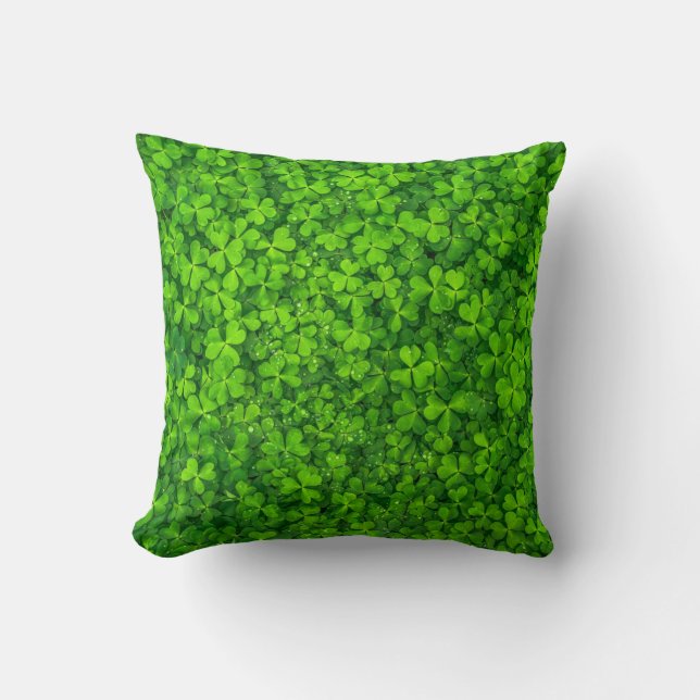 Shamrock green, St. Patrick's Day, Cushion (Front)