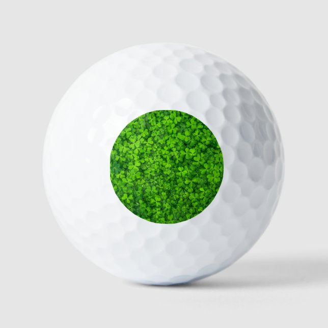 Shamrock green, St. Patrick's Day, Golf Balls (Front)