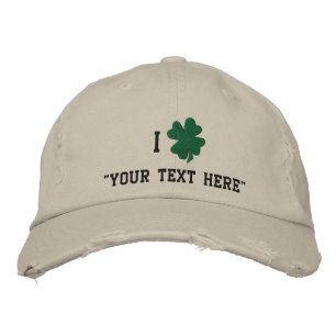 Shamrock Hat, Create Your Own Embroidered Hat