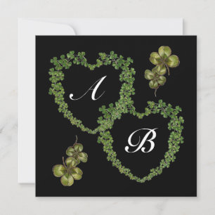 SHAMROCK HEARTS MONOGRAM ice Announcement