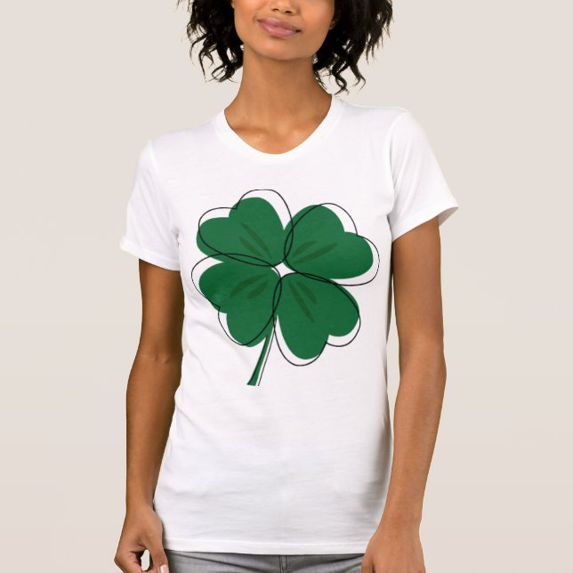 Shamrock Hearts T-Shirt (Front)