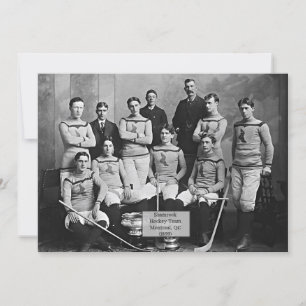 Shamrock Hockey Team, Montreal, QC 1899, Card