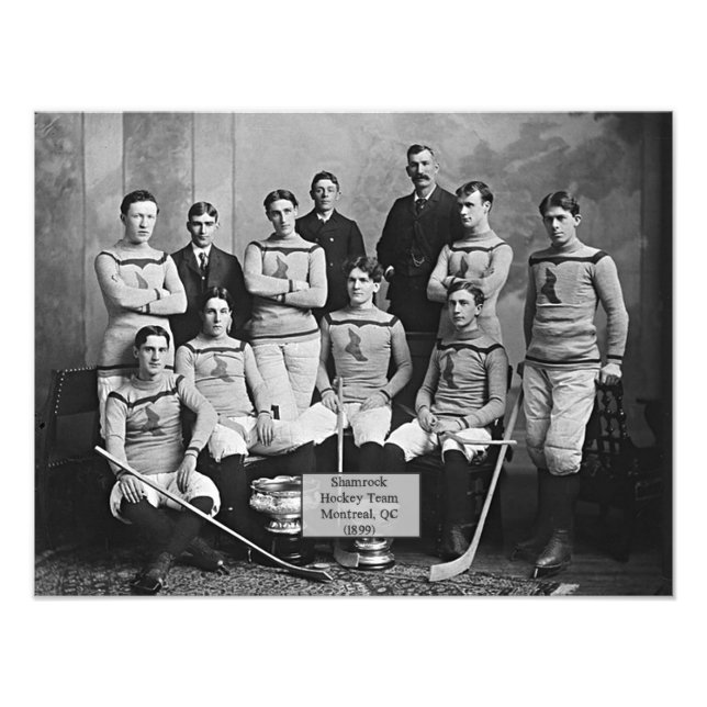 Shamrock Hockey Team, Montreal, QC 1899,   Photo Print (Front)