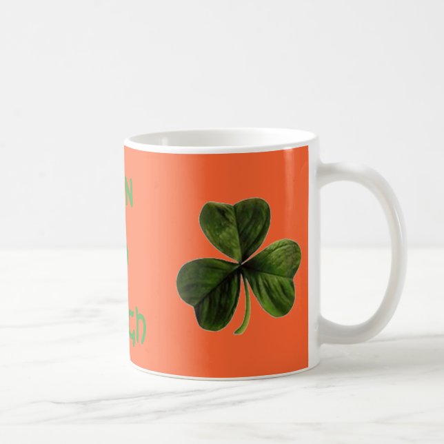 shamrock, homehat, Erin Go Bragh Coffee Mug (Right)