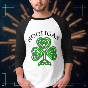 Shamrock Hooligan Funny St. Patrick's Day T-Shirt
