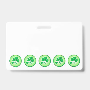 Shamrock ID Badge