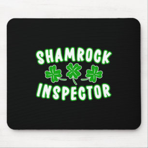 Shamrock Inspector St Patricks Day 2  Mouse Pad