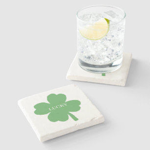 Shamrock Irish Painting Party Illustration Stone C Coaster