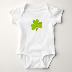 Shamrock Irish Painting Silhouette Kids T-Shirt Baby Bodysuit