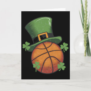 Shamrock Irish Sketll Leprechaun St Patricks Day T Card
