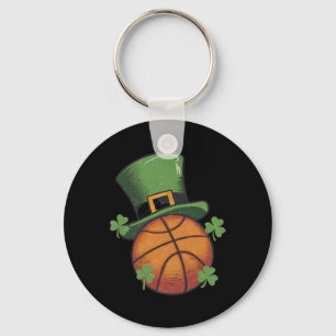 Shamrock Irish Sketll Leprechaun St Patricks Day T Key Ring