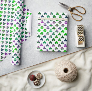 Shamrock Jewel Tone Green - Classic Wrapping Paper