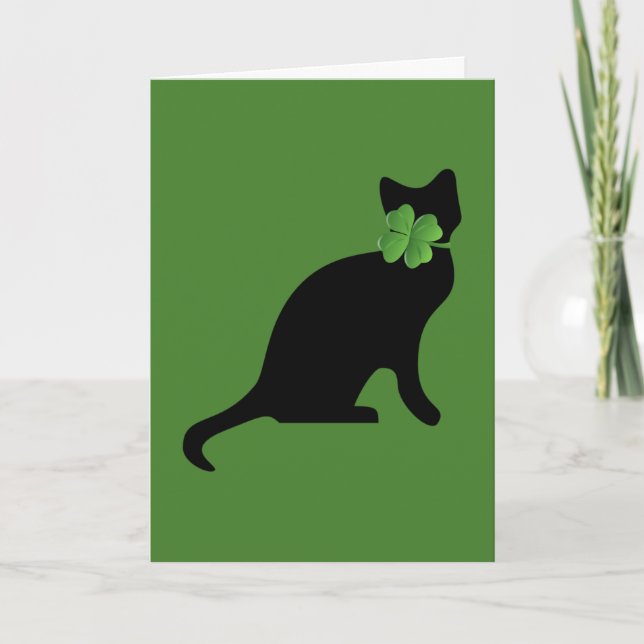 Shamrock Kitty Card (Front)