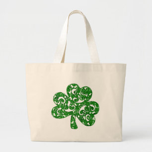 shamrock large tote bag