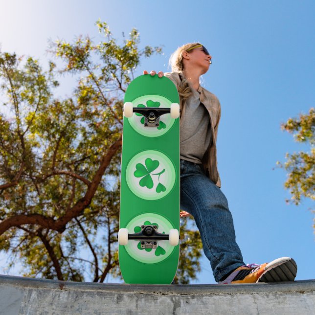 Shamrock Leaf  Skateboard (Outdoor 1)