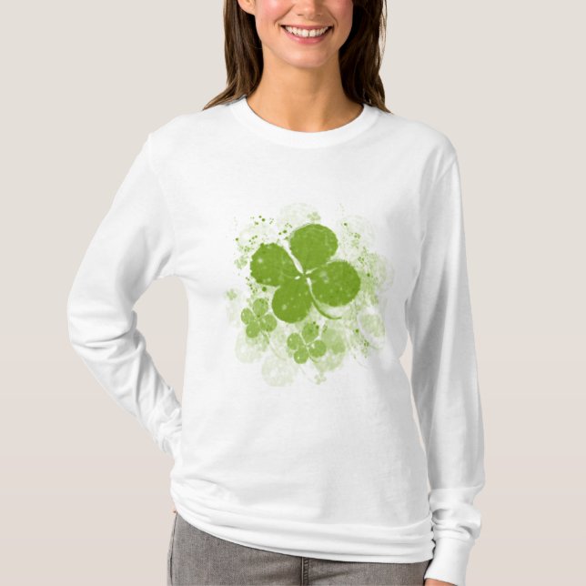Shamrock Long Sleeved T-Shirt (Front)