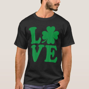 Shamrock Love Funny St Patrick Patty's Day For Men T-Shirt