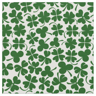 shamrock lucky clover fabric