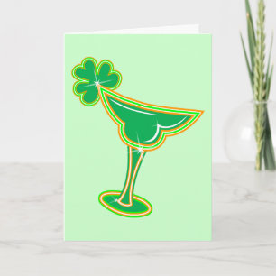 Shamrock Margarita Card