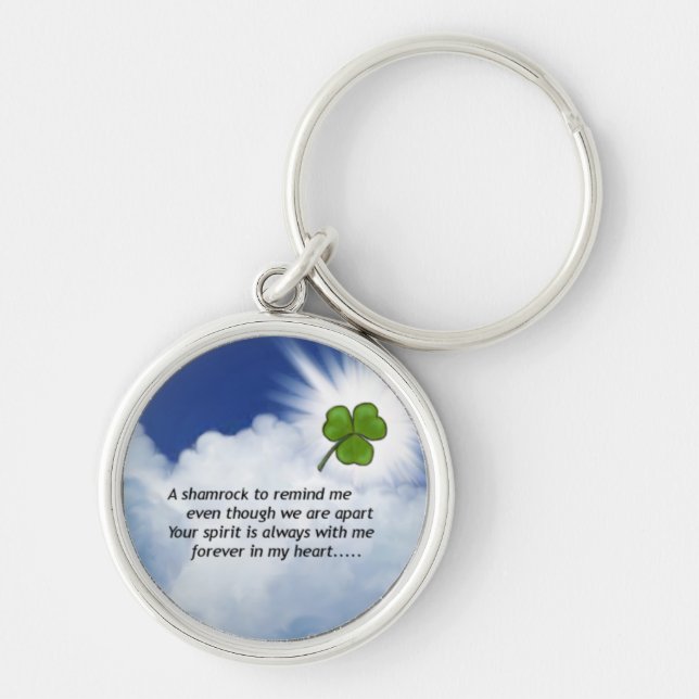 Shamrock Memorial Key Ring (Front)