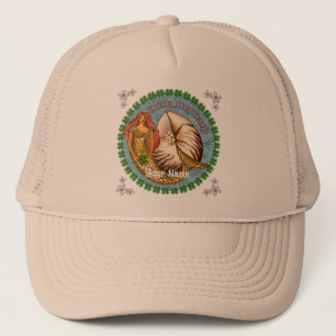 Shamrock Mermaid Trucker Hat