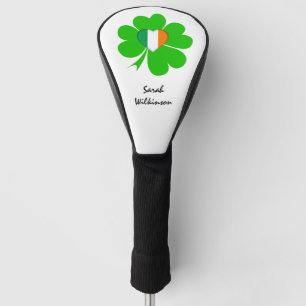 Shamrock Monogrammed, Irish flag golf Covers club